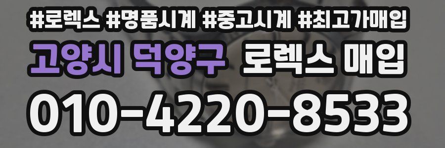 고양시 덕양구 로렉스 매입