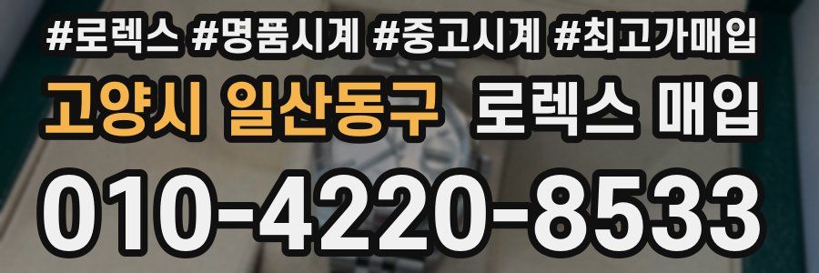 고양시 일산동구 로렉스 매입