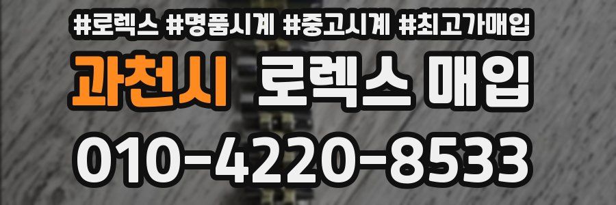 과천시 로렉스 매입