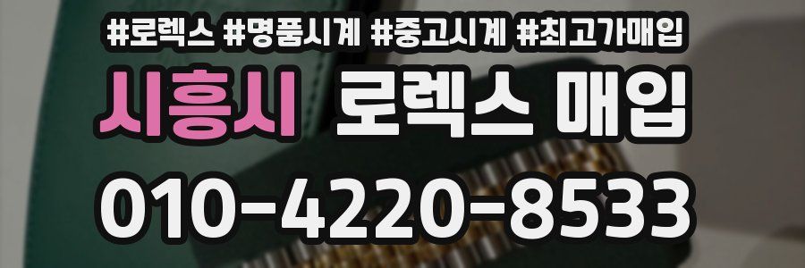 시흥시 로렉스 매입