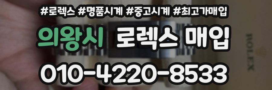 의왕시 로렉스 매입