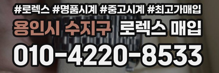 용인시 수지구 로렉스 매입