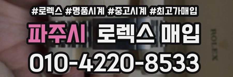 파주시 로렉스 매입