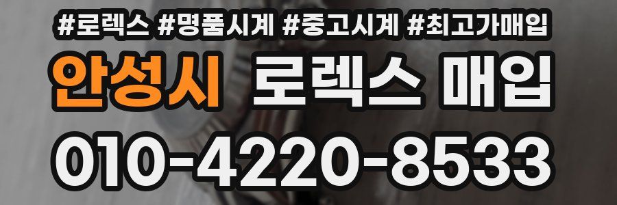 안성시 로렉스 매입