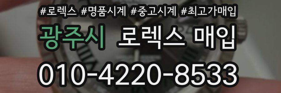 광주시 로렉스 매입