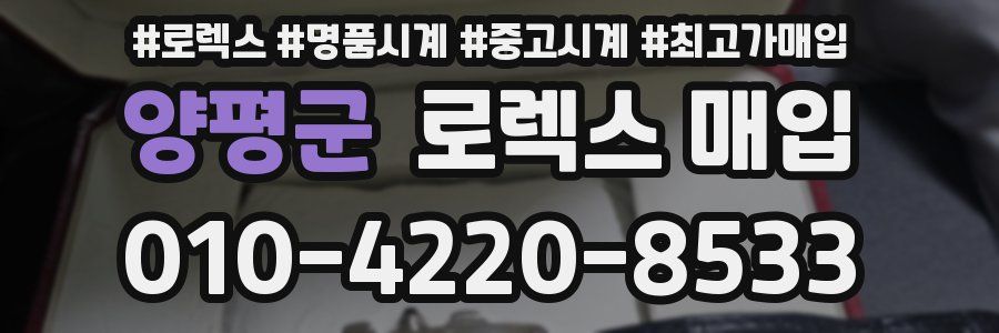 양평군 로렉스 매입