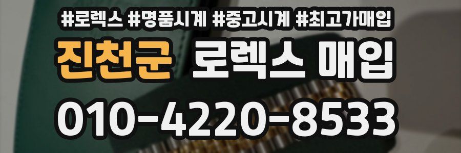 진천군 로렉스 매입