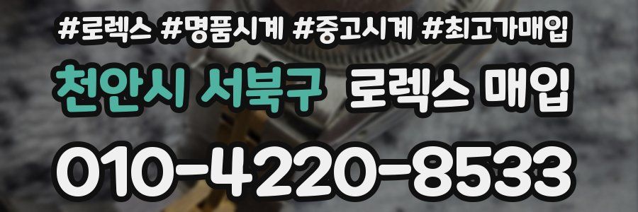 천안시 서북구 로렉스 매입