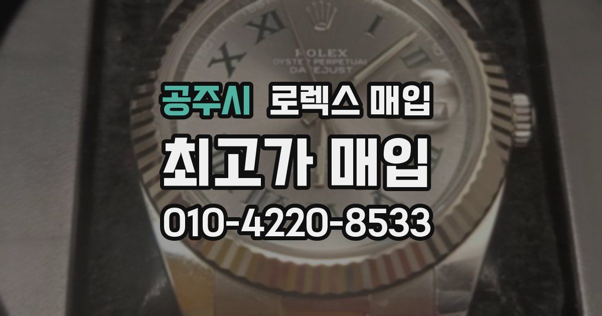공주시 로렉스 매입