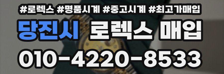 당진시 로렉스 매입