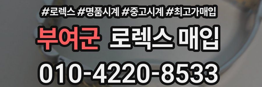 부여군 로렉스 매입