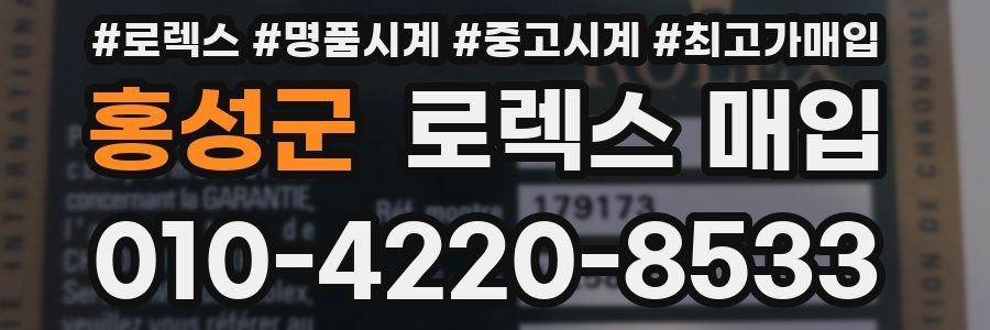 홍성군 로렉스 매입
