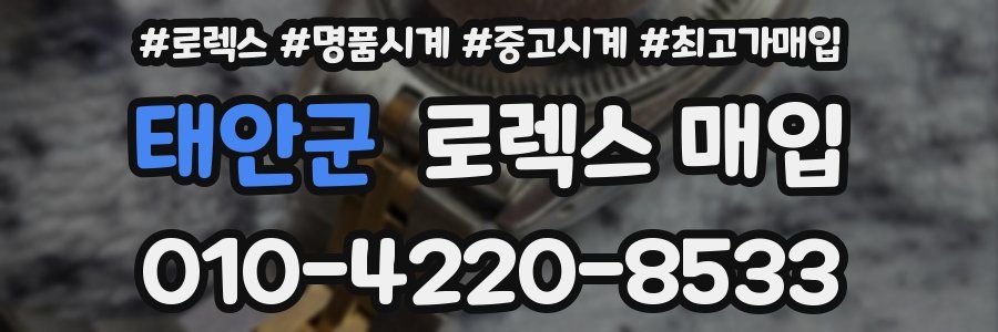 태안군 로렉스 매입