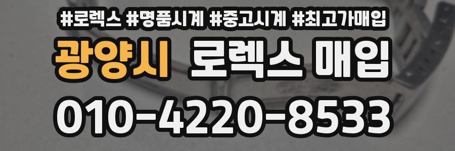 광양시 로렉스 매입