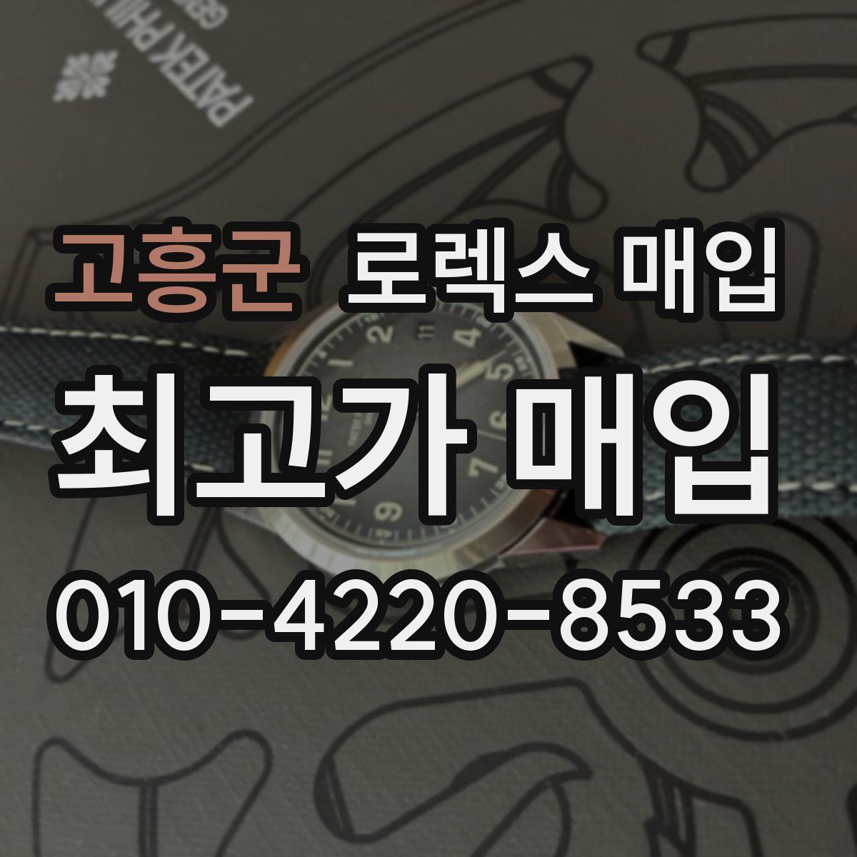 고흥군 로렉스 매입