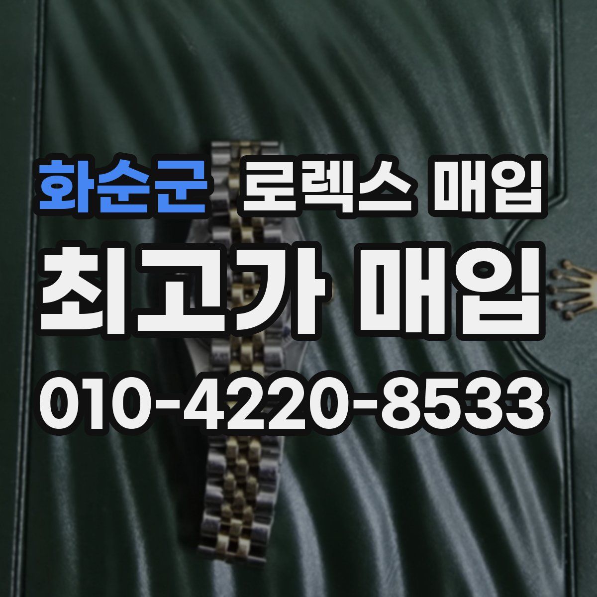 화순군 로렉스 매입