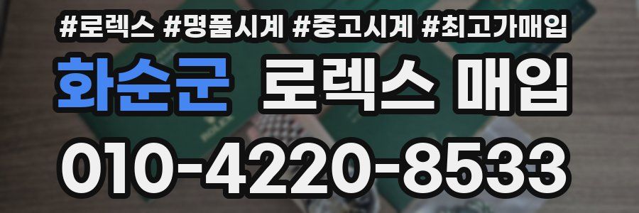 화순군 로렉스 매입