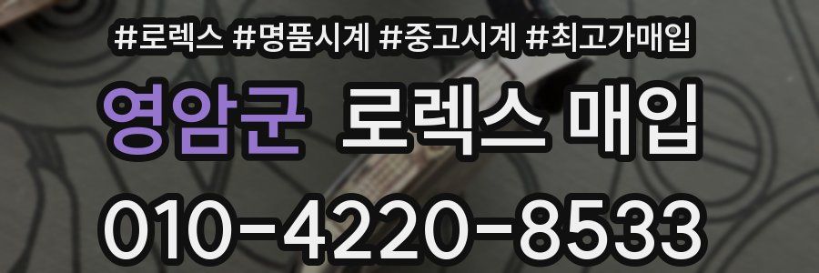 영암군 로렉스 매입