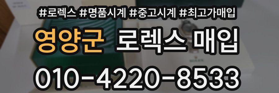 영양군 로렉스 매입