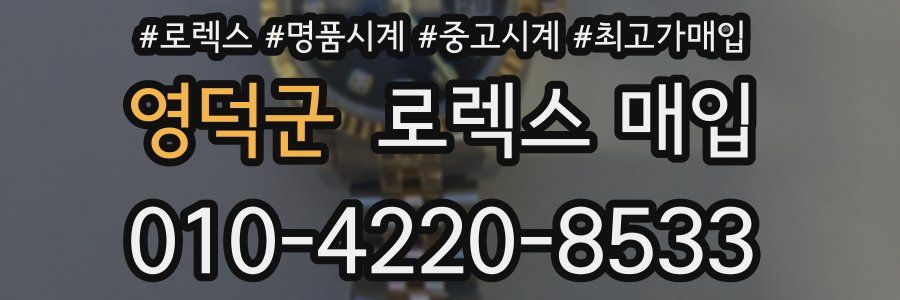영덕군 로렉스 매입