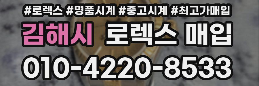 김해시 로렉스 매입