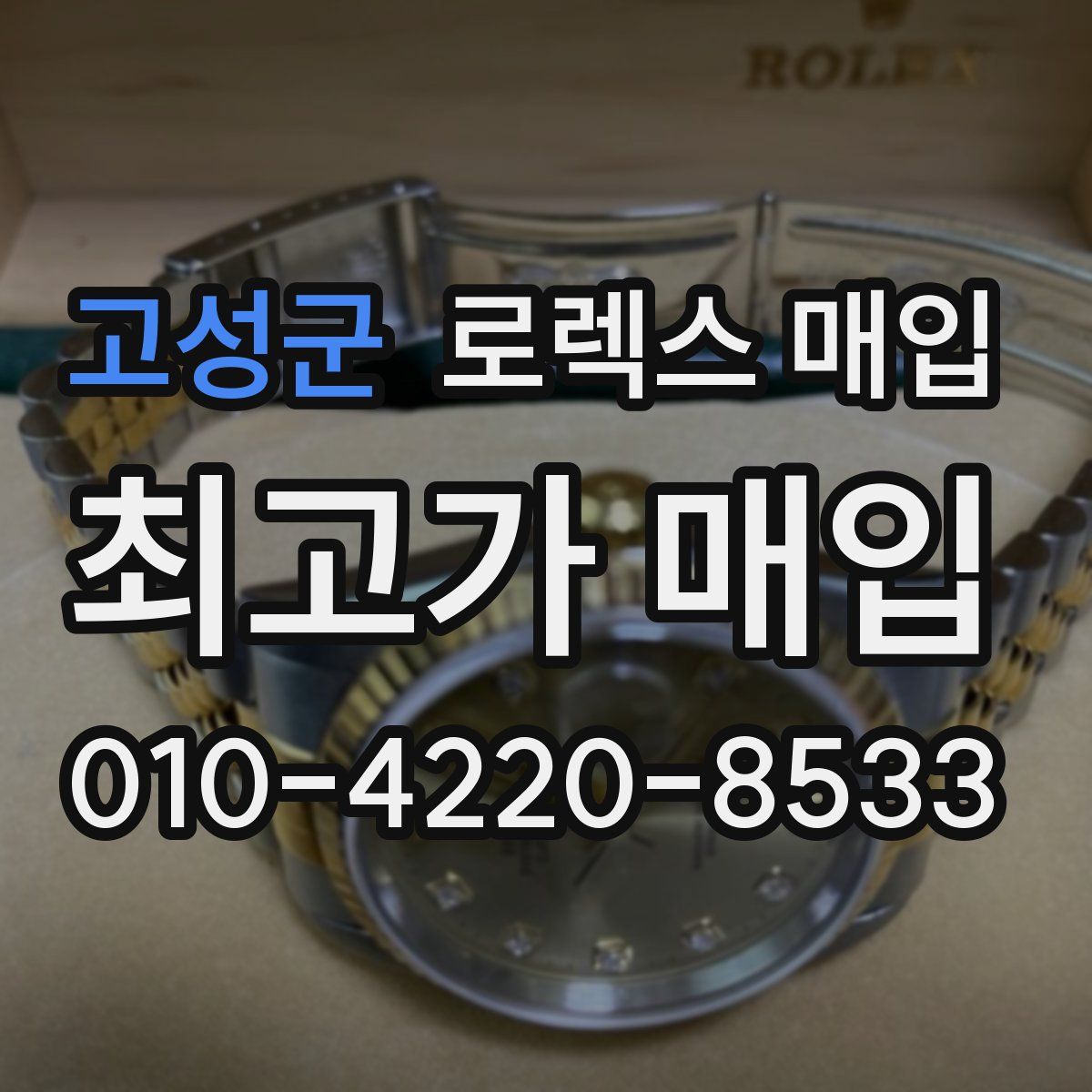 고성군 로렉스 매입