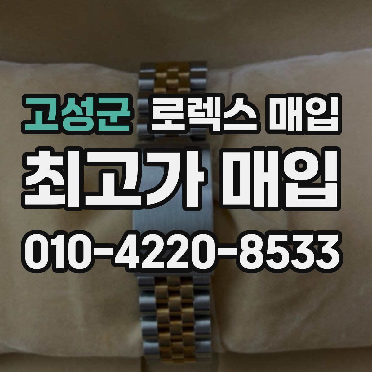 고성군 로렉스 매입 모델명을 모르겠다면 확인할 곳