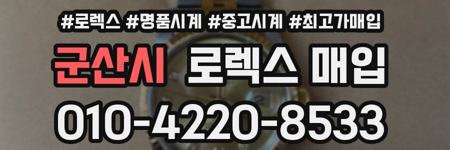 군산시 로렉스 매입