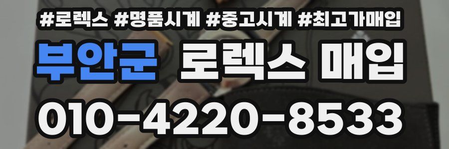 부안군 로렉스 매입