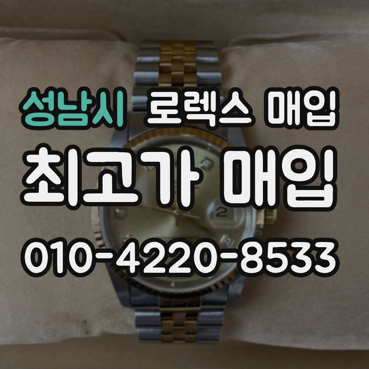 성남시 로렉스 매입