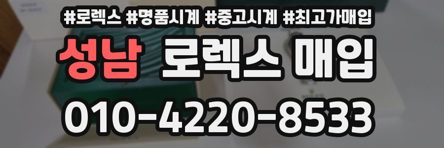 성남 로렉스 매입