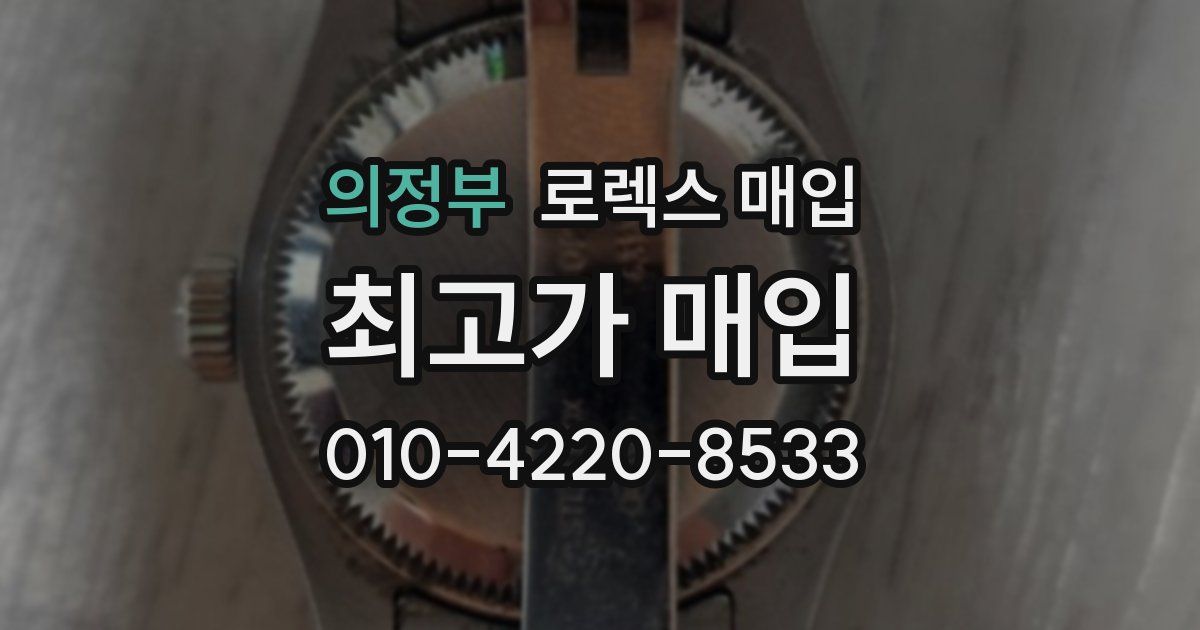 의정부 로렉스 매입