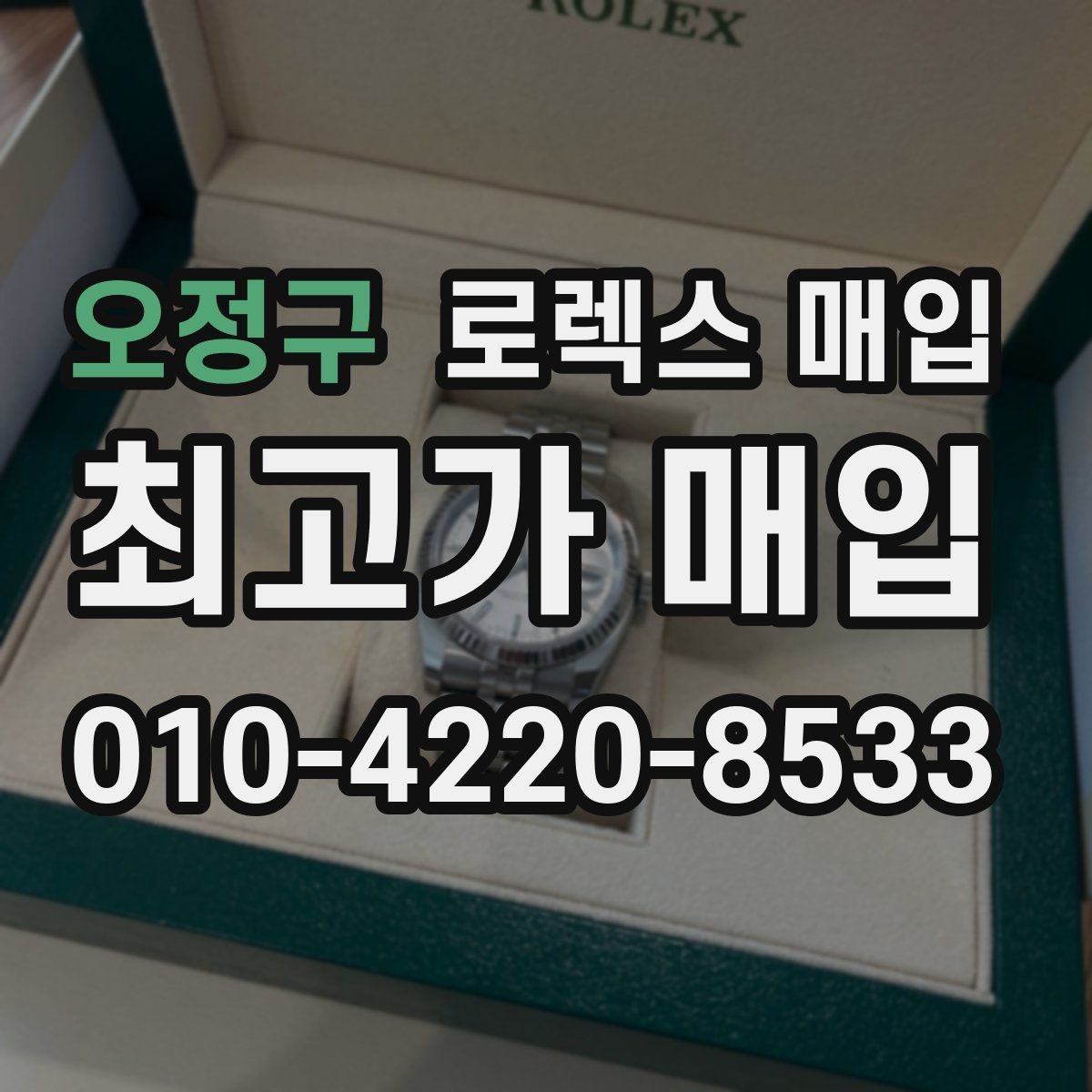 오정구 로렉스 매입 보증서 없을 때 가능한 범위 정리
