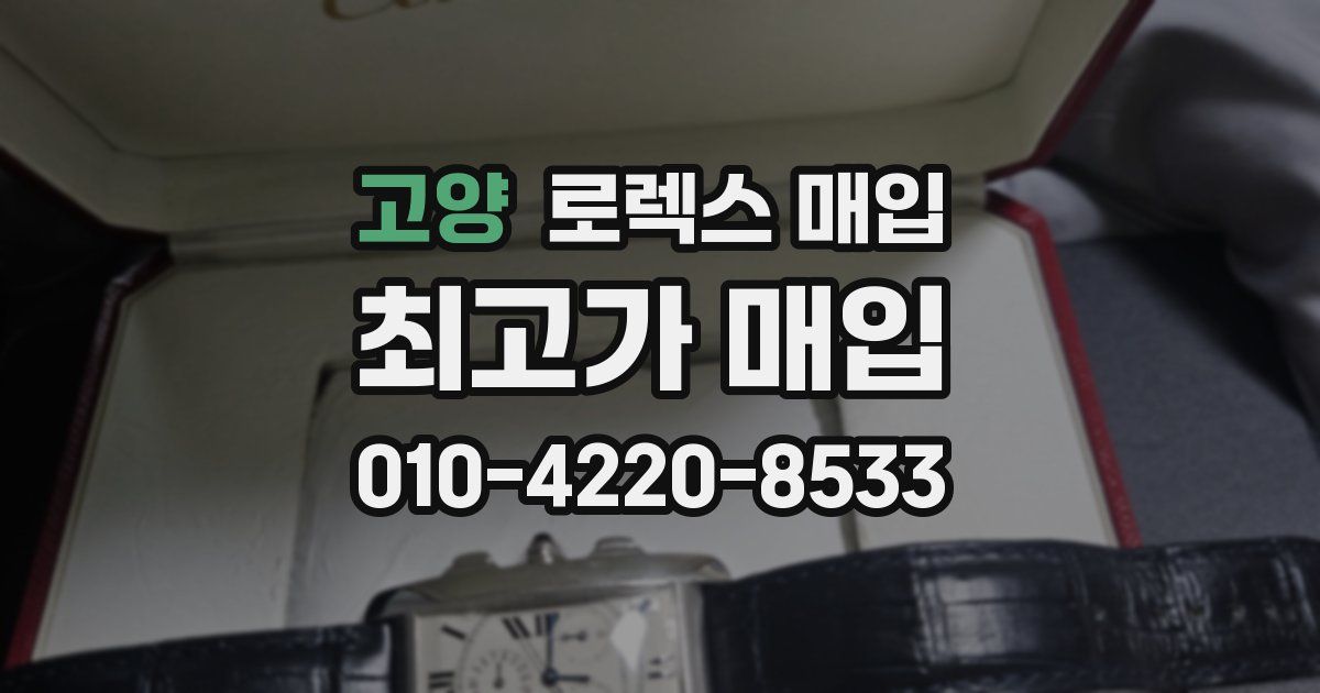 고양 로렉스 매입