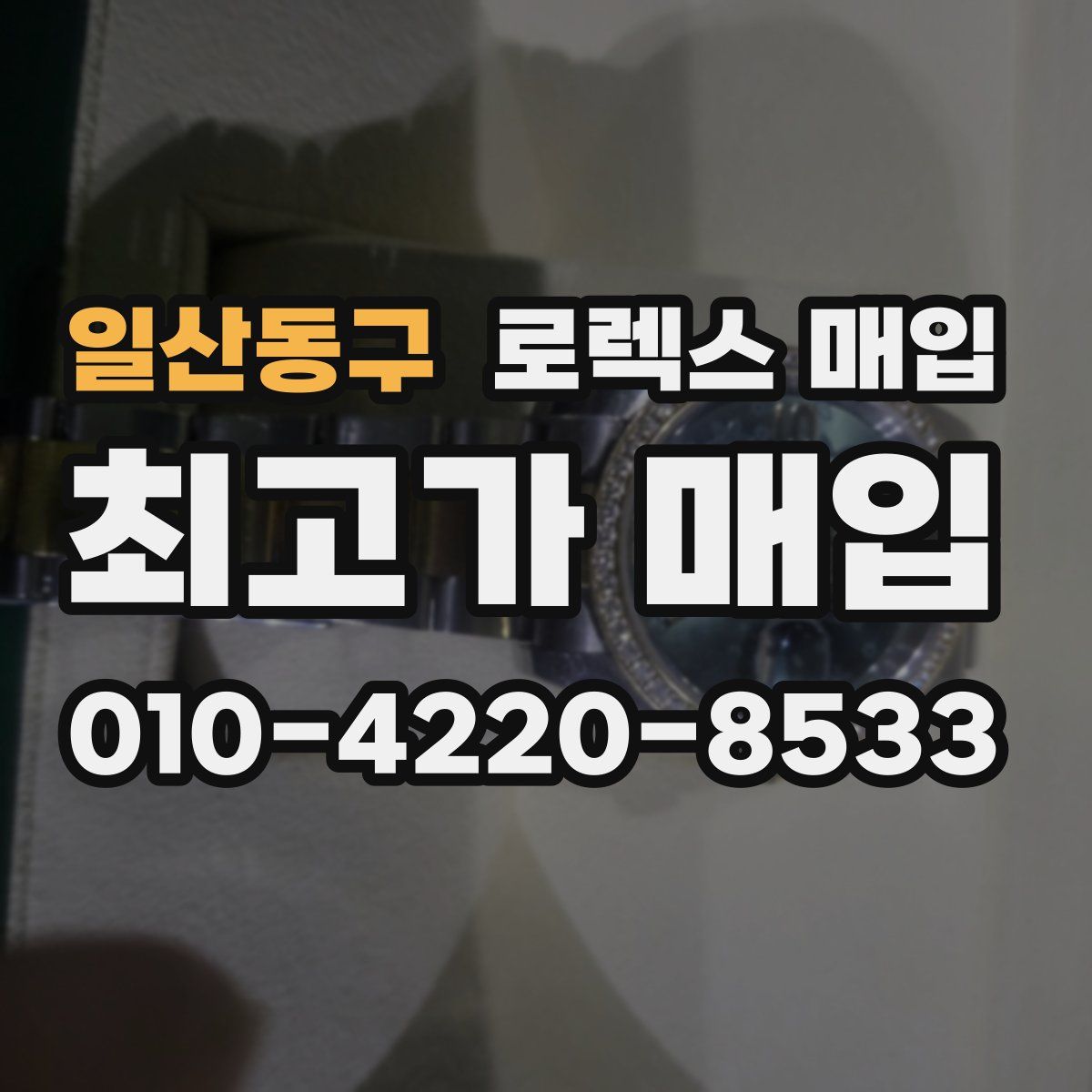 일산동구 로렉스 매입