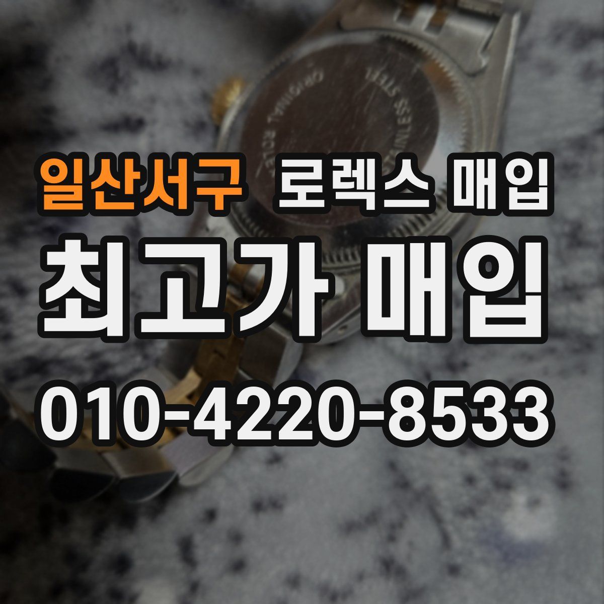 일산서구 로렉스 매입