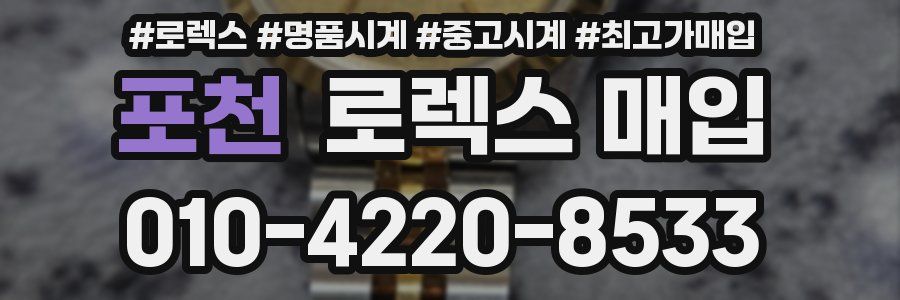 포천 로렉스 매입