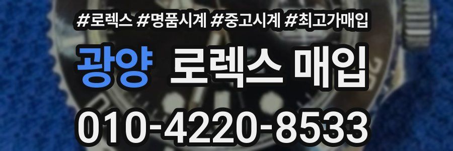 광양 로렉스 매입
