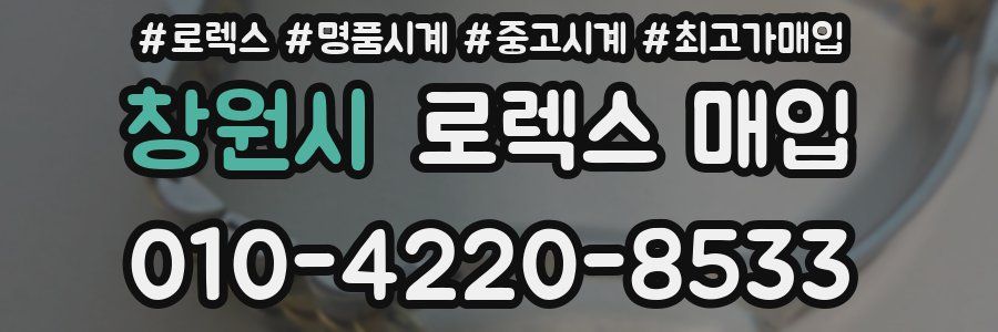 창원시 로렉스 매입