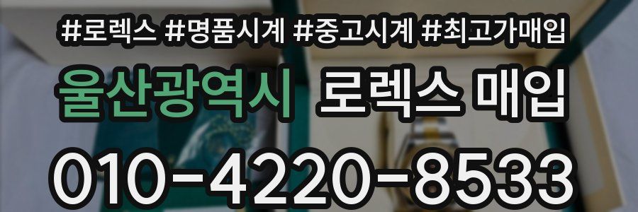 울산광역시 로렉스 매입