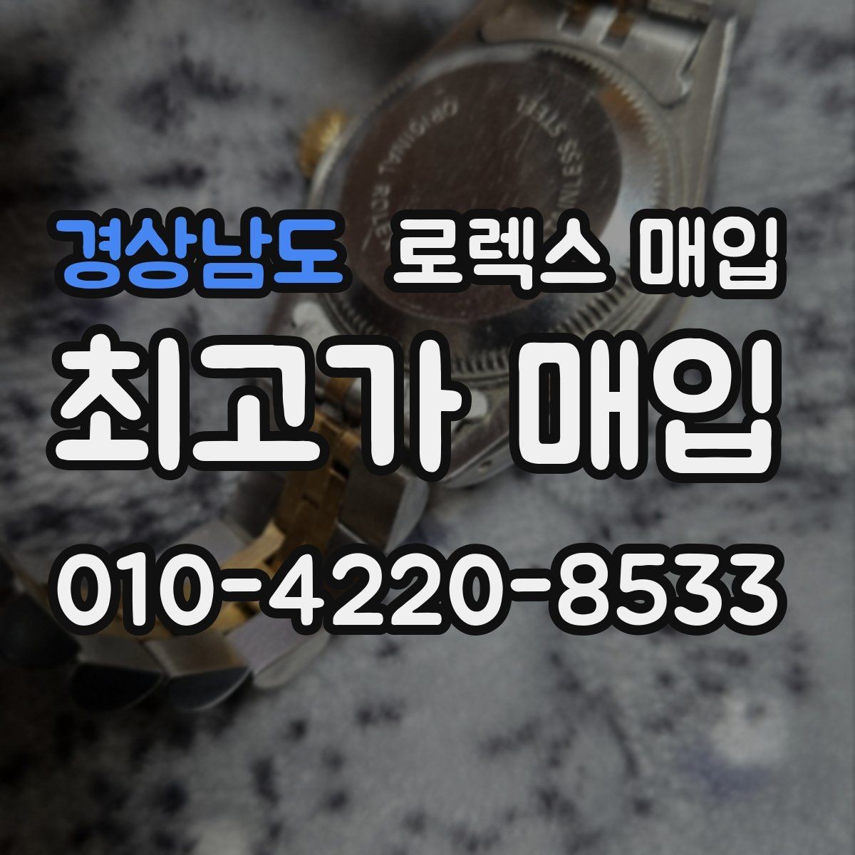 경상남도 로렉스 매입 바닷물 사용 이력은 어떻게 볼까