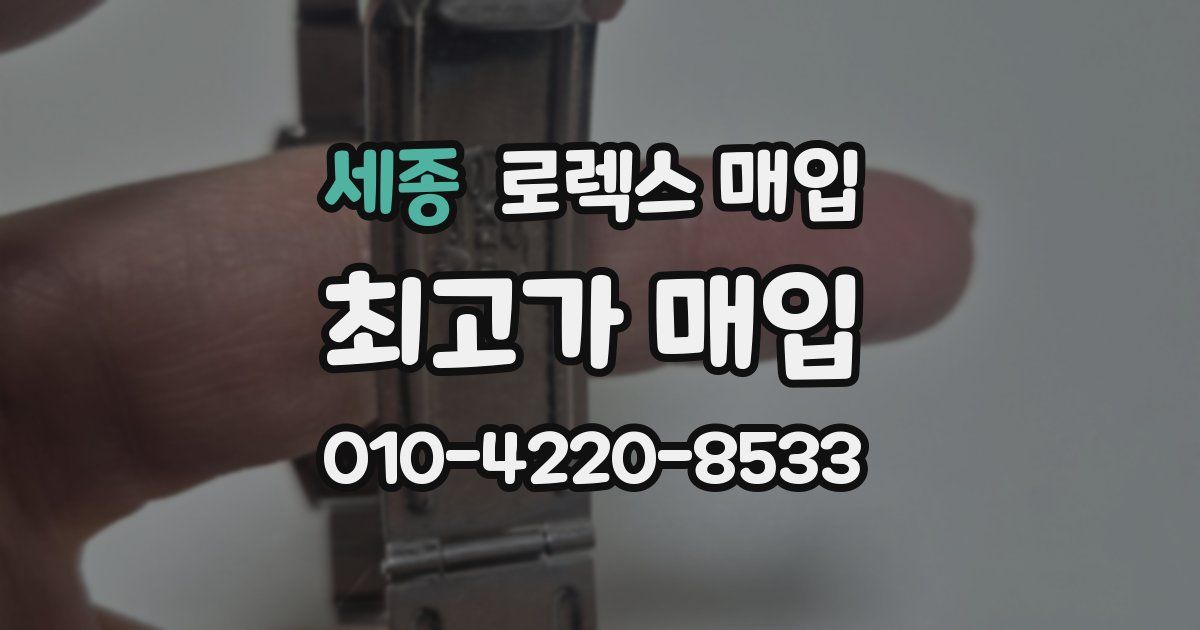 세종 로렉스 매입