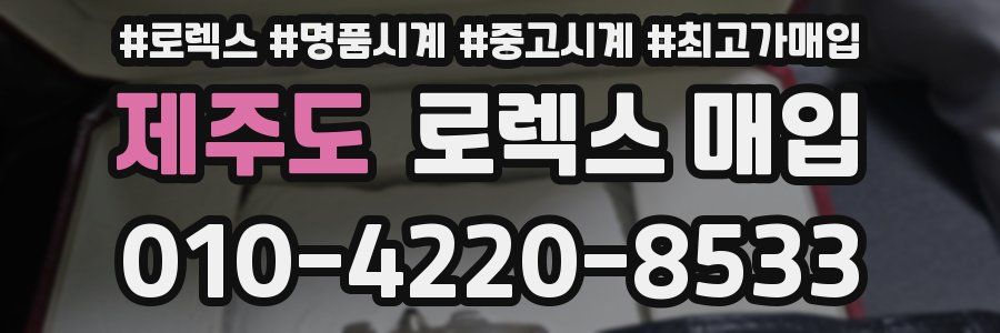 제주도 로렉스 매입