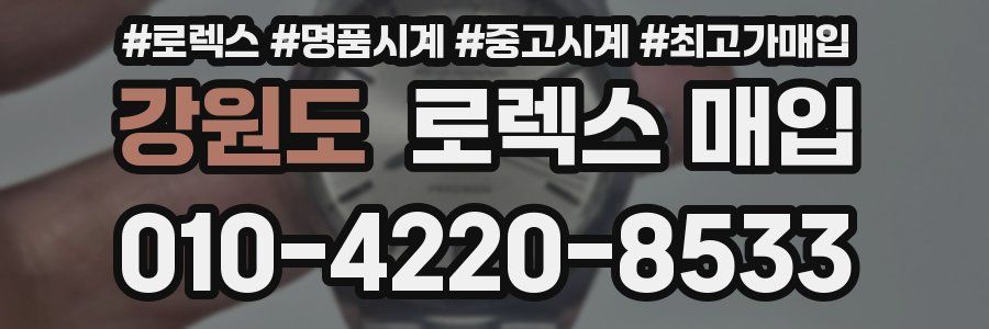 강원도 로렉스 매입