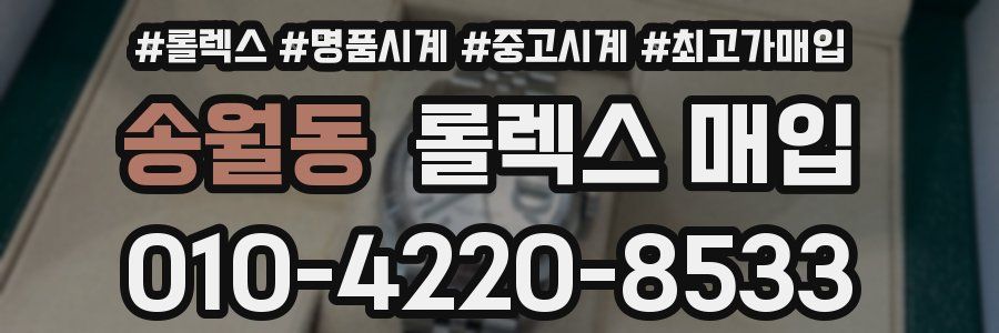 송월동 롤렉스 매입