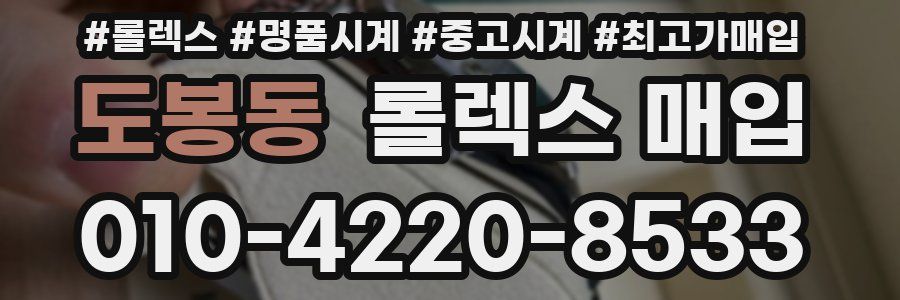 도봉동 롤렉스 매입