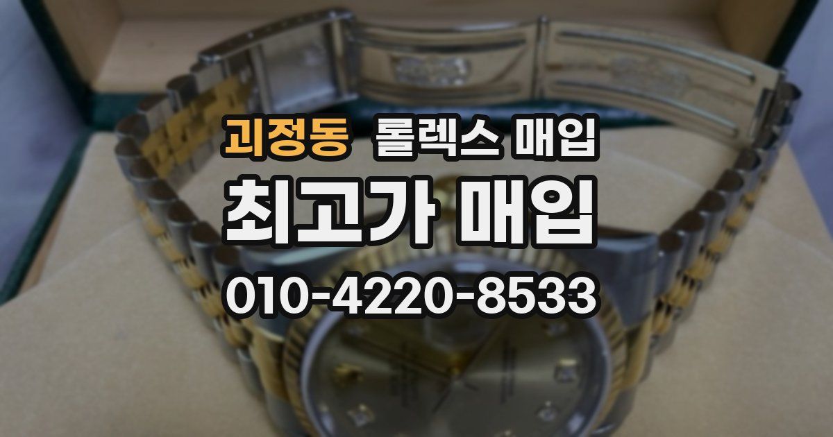 괴정동 롤렉스 매입