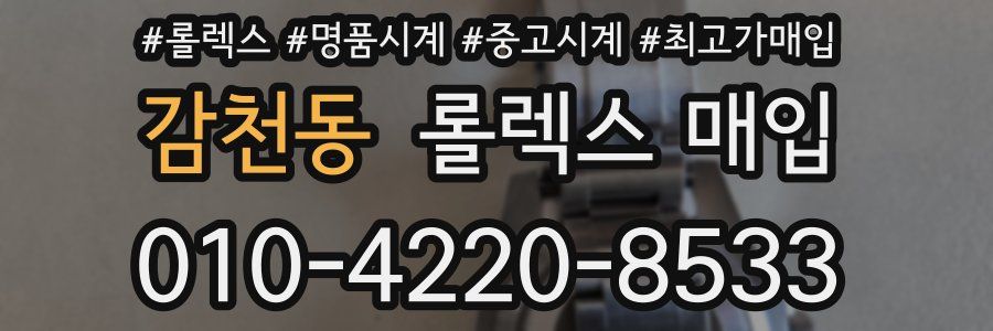 감천동 롤렉스 매입