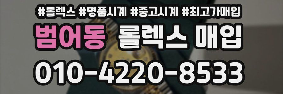 범어동 롤렉스 매입