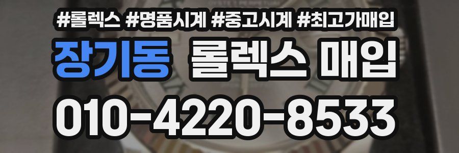 장기동 롤렉스 매입